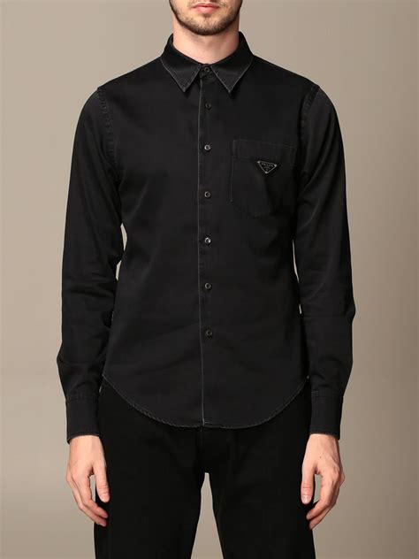 prada menswear buy online|black prada dress shirt men's.